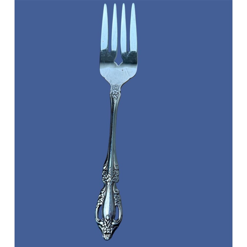 Oneida Serving Fork Raphael‎ Stainless Distinction Flatware Vintage Silverware